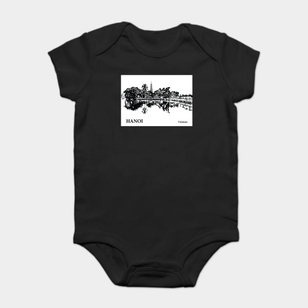 Hanoi Vietnam Baby Bodysuit by Lakeric